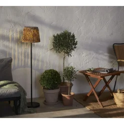 Star Trading Aurinkokennolattiavalaisin Cesta, 102cm, musta/ruskea
