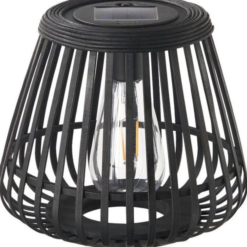 Paulmann Aurinkokennolyhty Pauleen Sunshine Glimmer, IP44, 2700K, musta