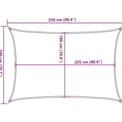 Online FinePRICE Aurinkopurje, 160 g/m² HDPE, eri värejä ja kokoja (16419)