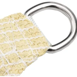 Clearance FinePRICE Aurinkopurje hdpe neliönmuotoinen 2x2 m beige