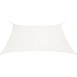 Outlet FinePRICE Aurinkopurje HDPE neliönmuotoinen 2x2 m valkoinen