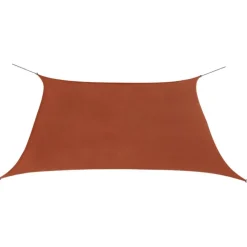 Sale FinePRICE Aurinkopurje oxford-kangas neliö 3,6x3,6 m terrakotta