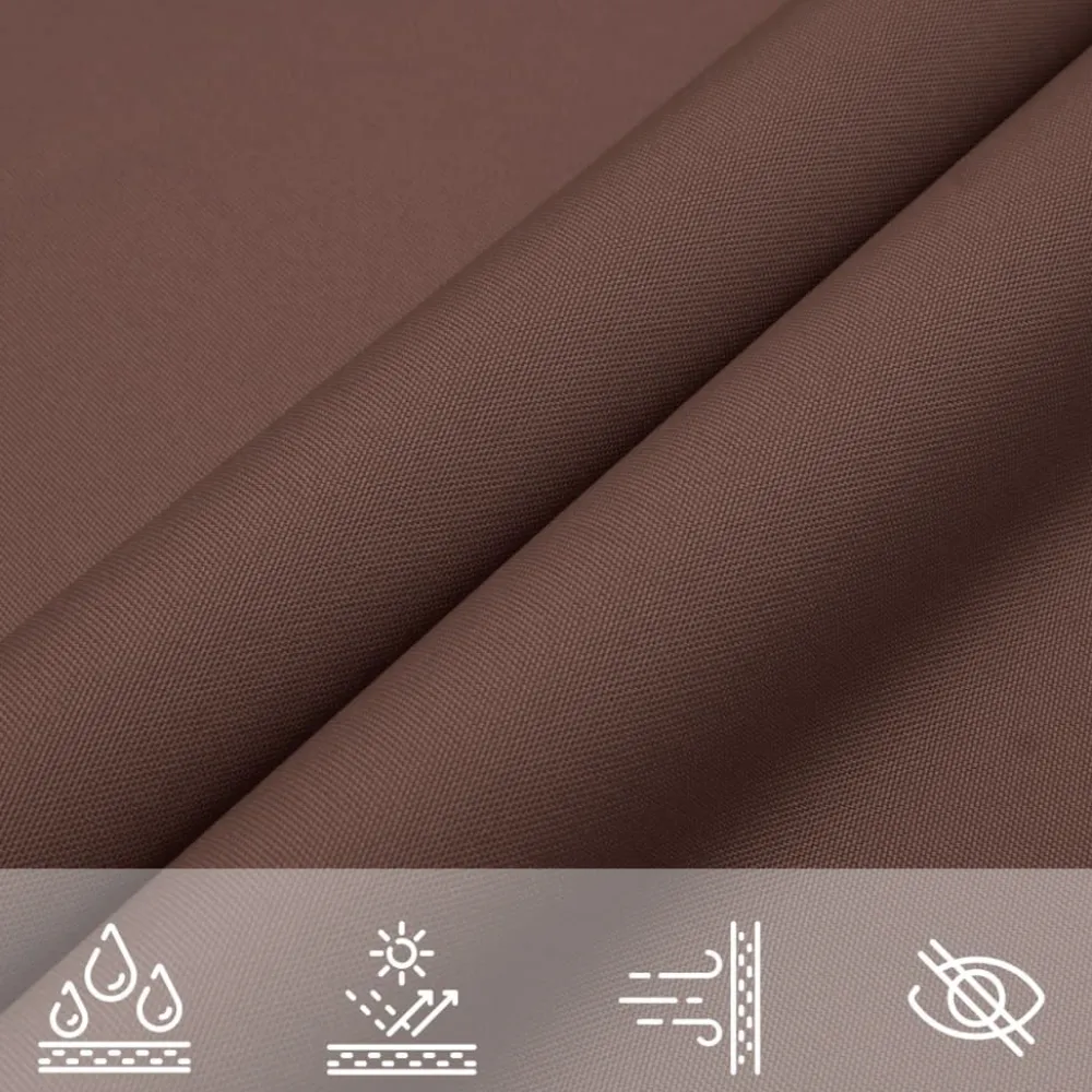 Discount FinePRICE Aurinkopurje Oxford-kangas suorakaide 5x8 m ruskea (35826)