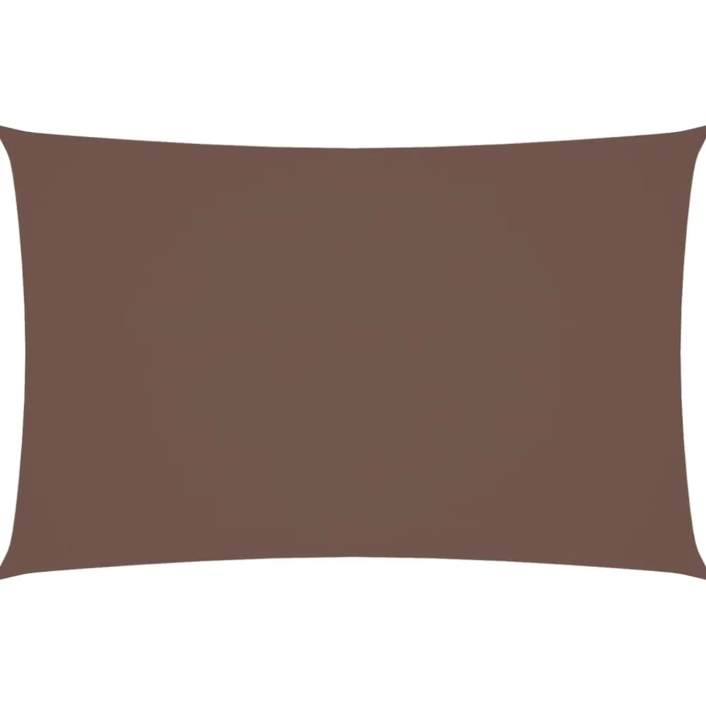 Discount FinePRICE Aurinkopurje Oxford-kangas suorakaide 5x8 m ruskea (35826)
