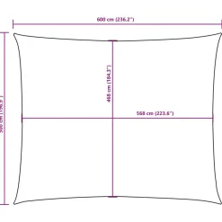 Hot FinePRICE Aurinkopurje Oxford-kangas suorakaide 5x6 m musta (35769)