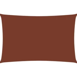 Best FinePRICE Aurinkopurje Oxford kangas suorakaide 2,5x5 m terrakotta