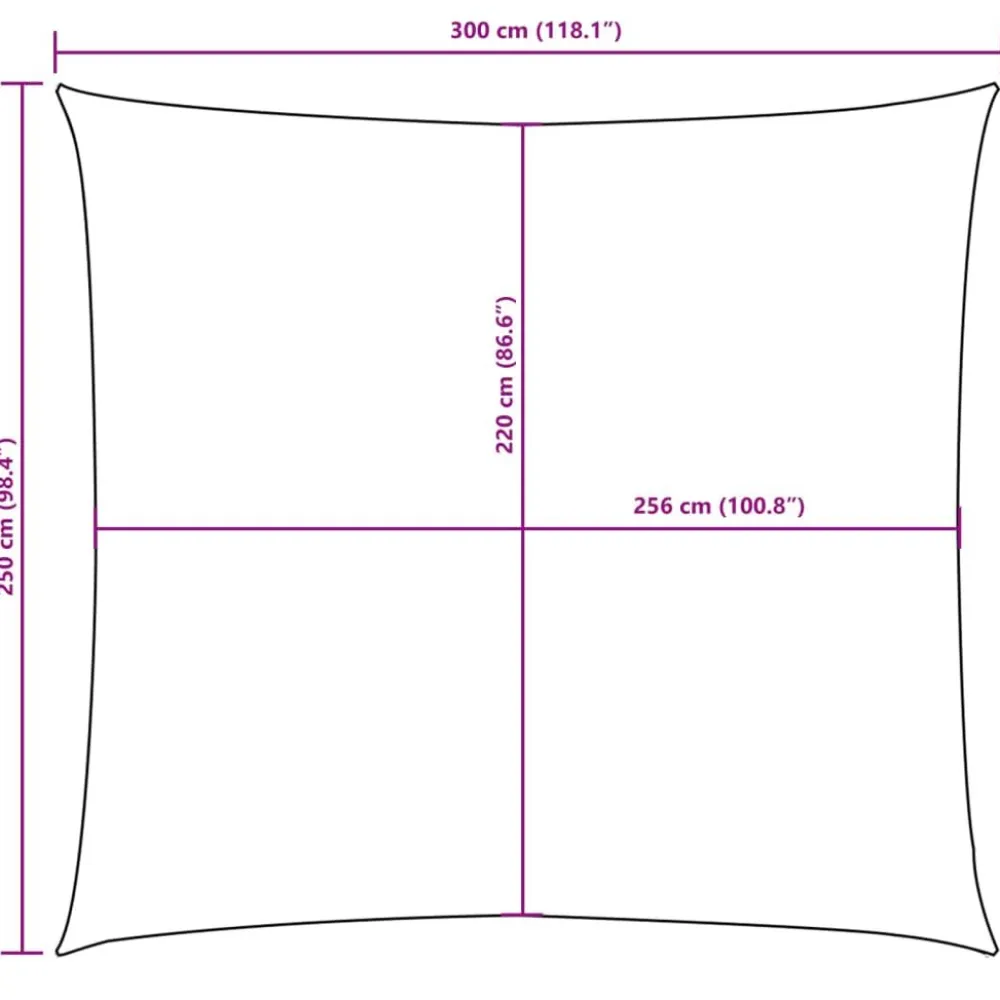 Hot FinePRICE Aurinkopurje Oxford-kangas suorakaide 2,5x3 m ruskea (35810)