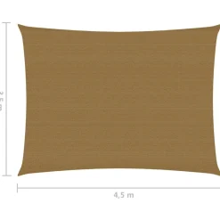 Discount FinePRICE Aurinkopurje suorakulma, HDPE, 160g/m², eri kokoja ja värejä
