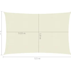 Discount FinePRICE Aurinkopurje suorakulma, HDPE, 160g/m², eri kokoja ja värejä