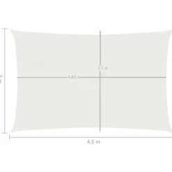 Discount FinePRICE Aurinkopurje suorakulma, HDPE, 160g/m², eri kokoja ja värejä
