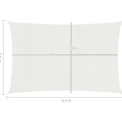 Discount FinePRICE Aurinkopurje suorakulma, HDPE, 160g/m², eri kokoja ja värejä