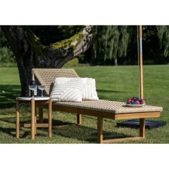 Clearance House Nordic Aurinkotuoli Derby, tiikki/polyrottinki, ruskea