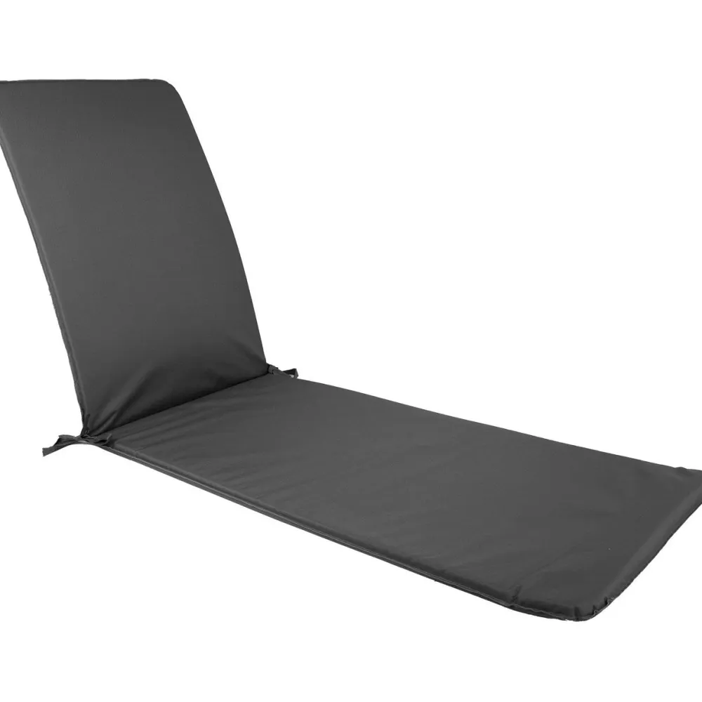 Outlet Home4you Aurinkotuolin pehmuste OHIO-2 55x190xK2,5 cm, tummanharmaa