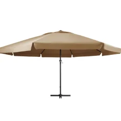 New FinePRICE Aurinkovarjo alumiinitanko 500 cm antrasiitti