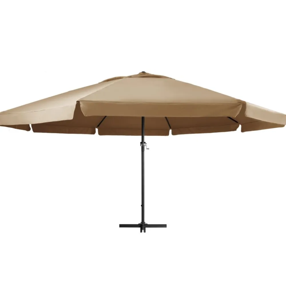 New FinePRICE Aurinkovarjo alumiinitanko 500 cm antrasiitti