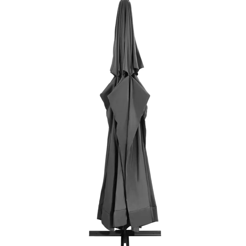 New FinePRICE Aurinkovarjo alumiinitanko 500 cm antrasiitti