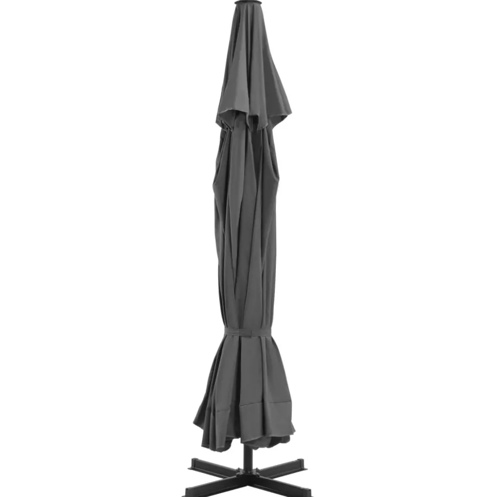 New FinePRICE Aurinkovarjo alumiinitanko 500 cm antrasiitti