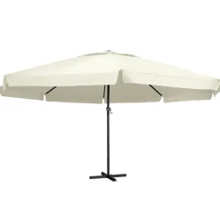 New FinePRICE Aurinkovarjo alumiinitanko 500 cm antrasiitti