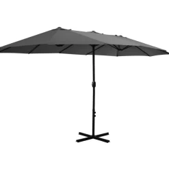 Clearance FinePRICE Aurinkovarjo alumiinitanko 460x270 cm antrasiitti