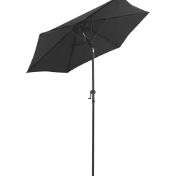 Best FinePRICE Aurinkovarjo antrasiitti 200x211 cm alumiini