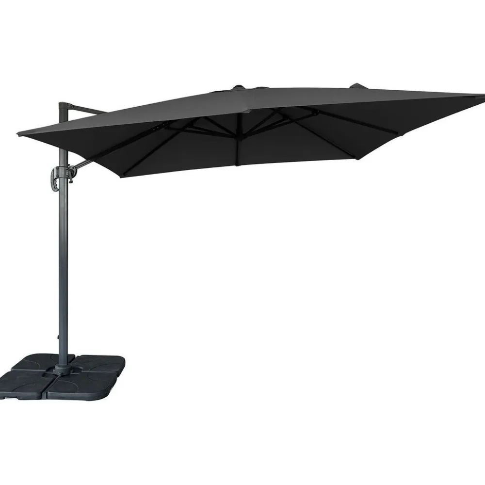 Outlet House Nordic Aurinkovarjo Baza, 295x295cm, musta