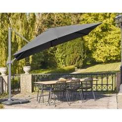 Outlet House Nordic Aurinkovarjo Baza, 295x295cm, musta