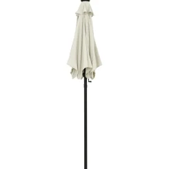 Clearance FinePRICE Aurinkovarjo LED-valolla 200x211 cm alumiini musta