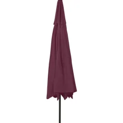 Clearance FinePRICE Aurinkovarjo LED-valot ja metallitanko 400 cm antrasiitti