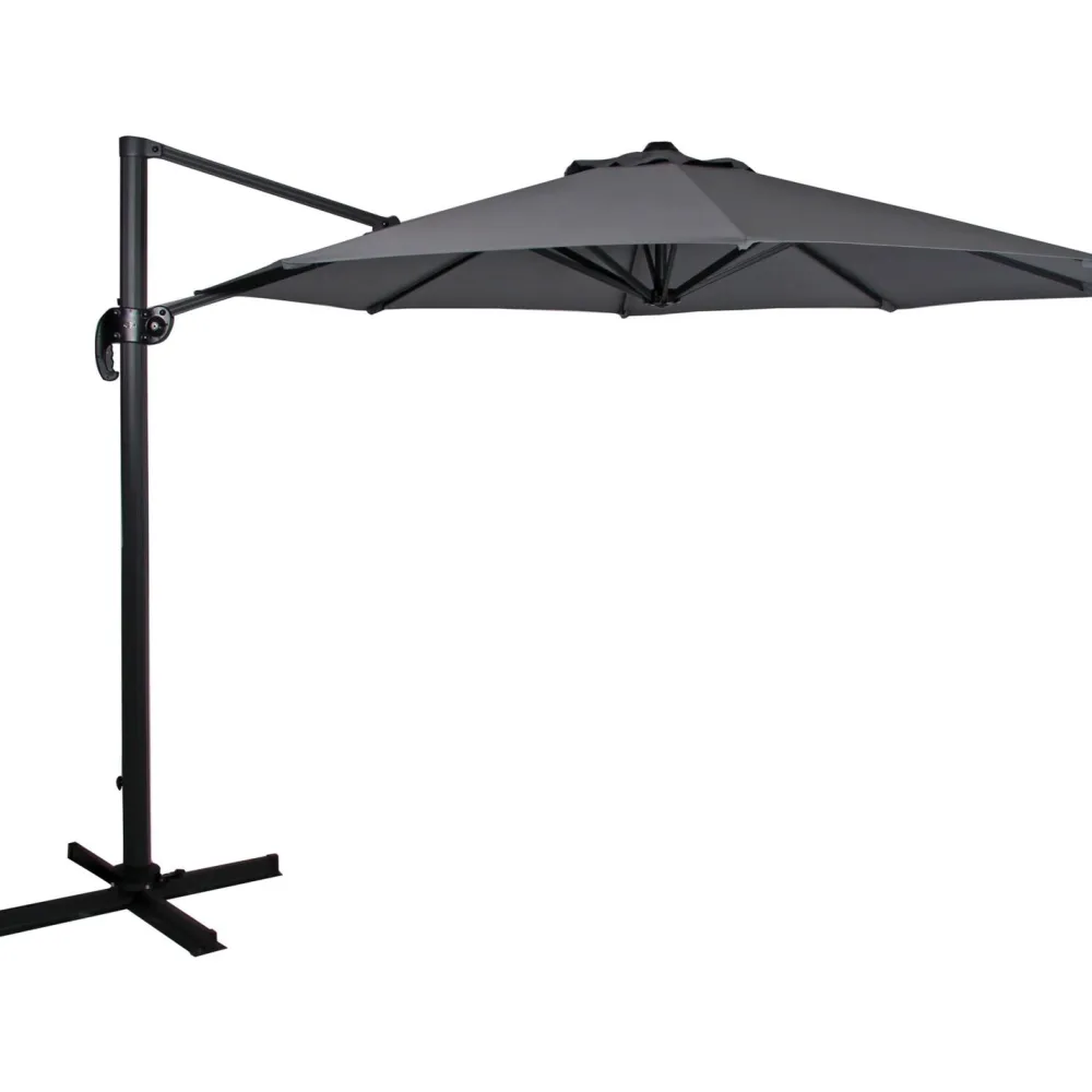 Online Brafab Aurinkovarjo Linz Ø300cm tummanharmaa