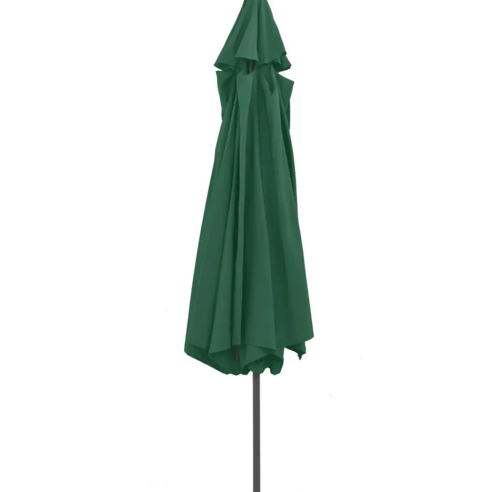 Outlet FinePRICE Aurinkovarjo metallirunko 400 cm vihreä