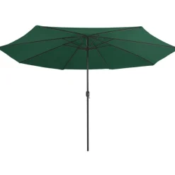Outlet FinePRICE Aurinkovarjo metallirunko 400 cm vihreä