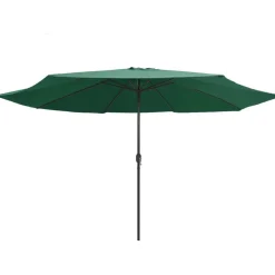 Outlet FinePRICE Aurinkovarjo metallirunko 400 cm vihreä