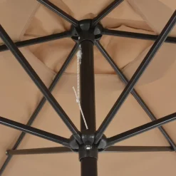 Sale FinePRICE Aurinkovarjo metallirunko 300 cm harmaanruskea