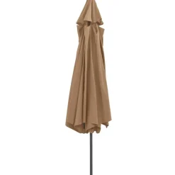 Clearance FinePRICE Aurinkovarjo metallirunko 400 cm harmaanruskea