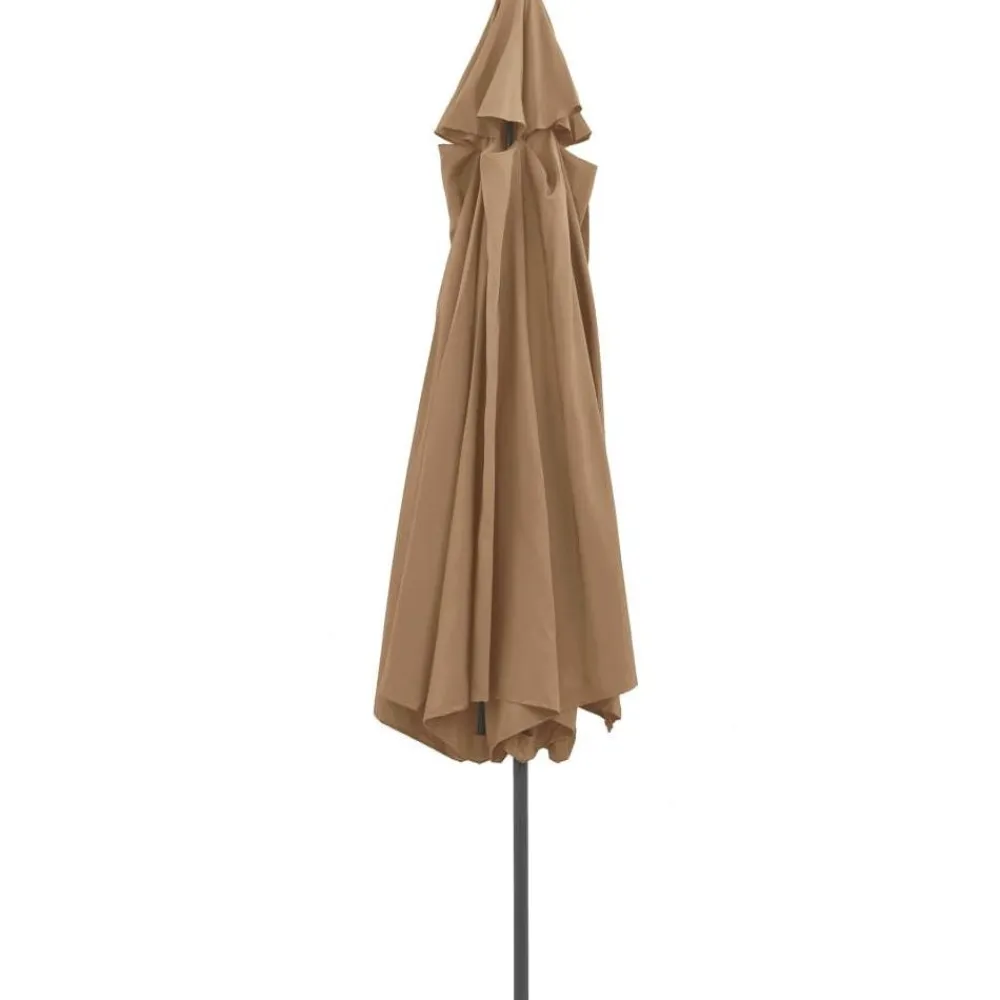 Clearance FinePRICE Aurinkovarjo metallirunko 400 cm harmaanruskea