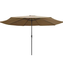 Clearance FinePRICE Aurinkovarjo metallirunko 400 cm harmaanruskea