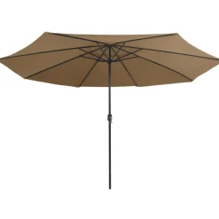 Clearance FinePRICE Aurinkovarjo metallirunko 400 cm harmaanruskea
