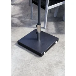 Online Venture Home Aurinkovarjon jalka Stathera, neliskulmainen, 40kg, musta graniitti