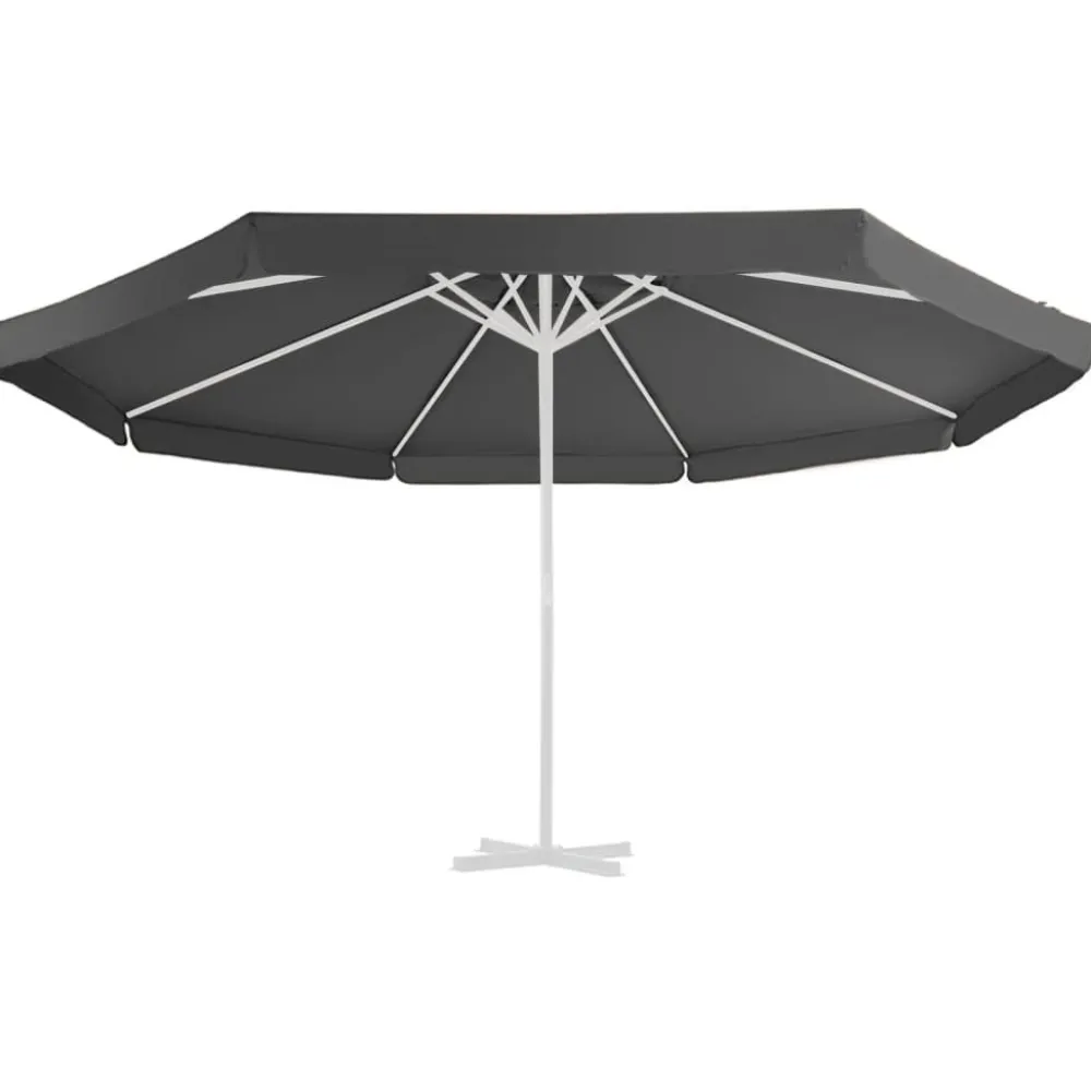 Sale FinePRICE Aurinkovarjon vaihtokangas musta 500 cm (12544)
