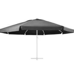 Sale FinePRICE Aurinkovarjon vaihtokangas musta 500 cm (12544)