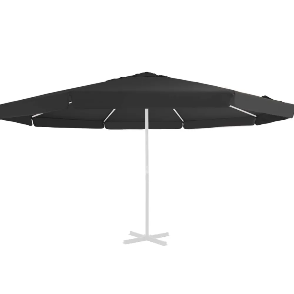 Sale FinePRICE Aurinkovarjon vaihtokangas musta 500 cm (12544)