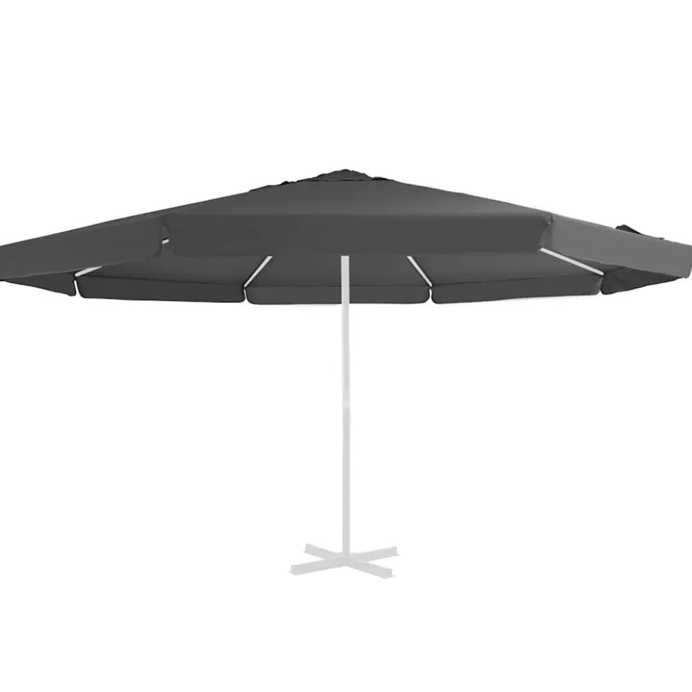 Sale FinePRICE Aurinkovarjon vaihtokangas musta 500 cm (12544)