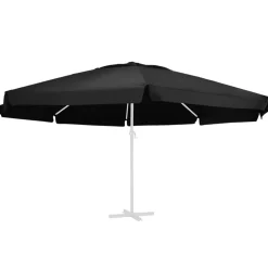 Sale FinePRICE Aurinkovarjon vaihtokangas musta 500 cm (12544)