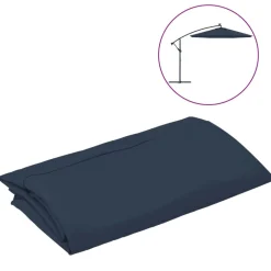 Best FinePRICE Aurinkovarjon vaihtokangas, halkaisija 300/350 cm, eri värejä ja kokoja (09960)