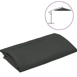 Best FinePRICE Aurinkovarjon vaihtokangas, halkaisija 300/350 cm, eri värejä ja kokoja (09960)
