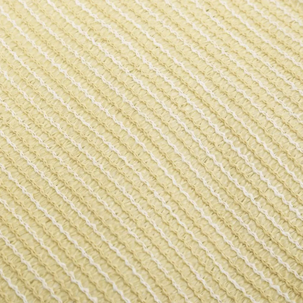 Clearance FinePRICE Aurinkovarjo purje HDPE kolmikulmainen 3.6x3.6x3.6 m beige