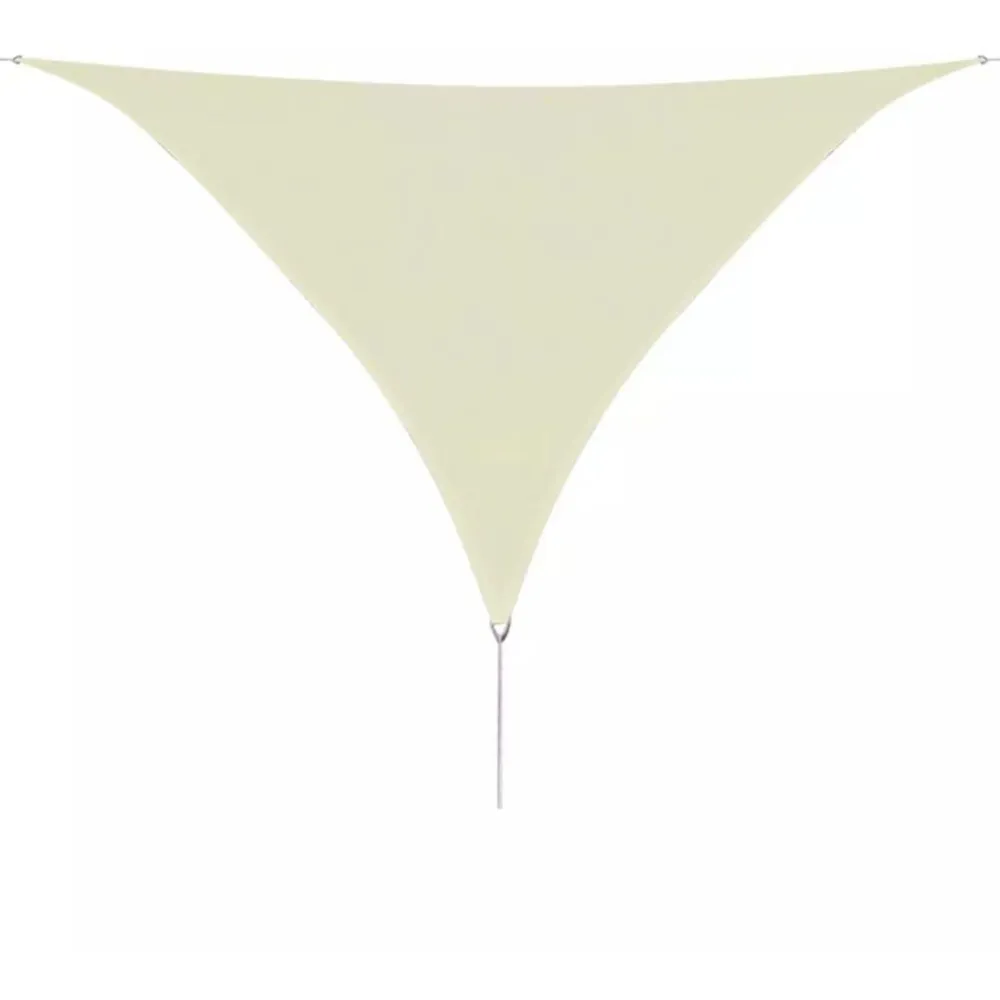 New FinePRICE Aurinkovarjo purje HDPE kolmikulmainen 3.6x3.6x3.6 m kerma