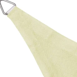 New FinePRICE Aurinkovarjo purje HDPE kolmikulmainen 3.6x3.6x3.6 m kerma