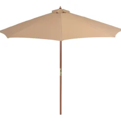 Sale FinePRICE Aurinkovarjo puurunko 300 cm ruskeanharmaa