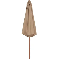 Sale FinePRICE Aurinkovarjo puurunko 300 cm ruskeanharmaa